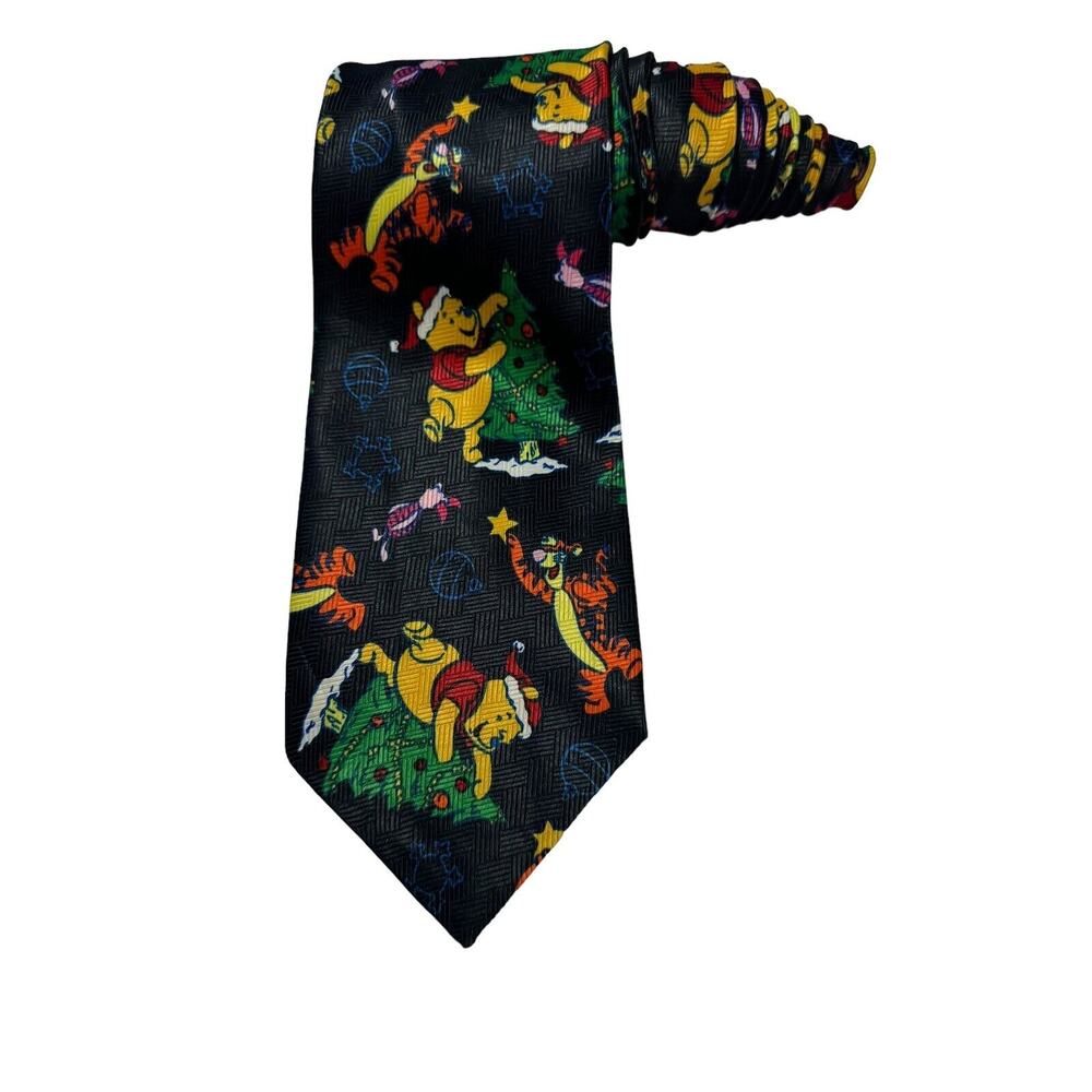 Disney Winnie The Pooh Christmas Tigger Piglet Novelty Necktie